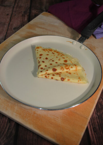 Ein Crepe in der GSW Crepepfanne
