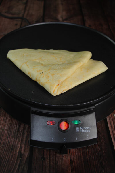 Ein Crepe auf der Russell Hobbs Crepepfanne